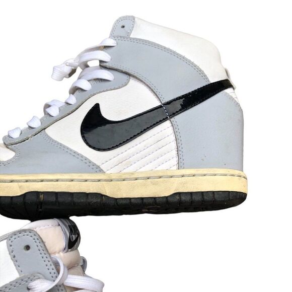 Rare 2013 Nike Dunk Sky High 'Shadow' Wolf Grey Size 7 - Picture 11 of 16